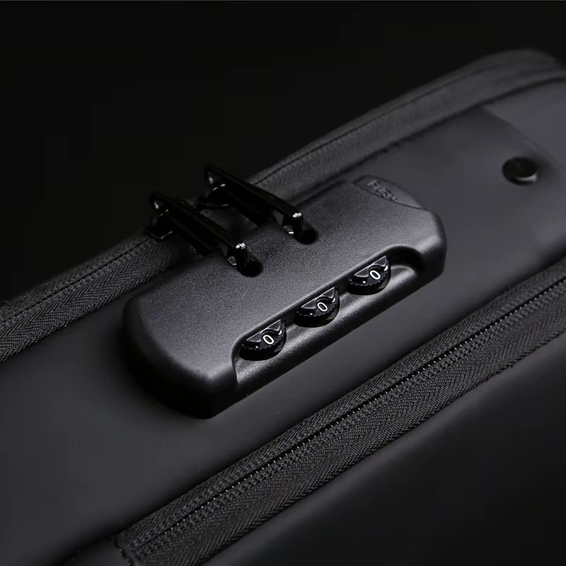 Men Multifunction anti Theft USB Shoulder Bag Man Crossbody Cross Body Travel Sling Chest Bags Pack Messenger Pack