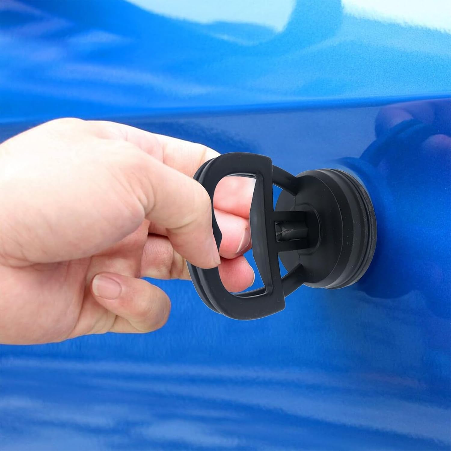 2 Stück Dellen Reparaturset Auto,Ausbeulwerkzeug Saugnapf Dent Reparatur,Car Repair Werkzeug,Beulen Puller Kit,Beulenzieher,Rausziehen,Klein Saugheber Für Hagelschaden Karosserie Delle,Fliesen,Glass